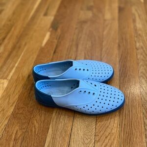 Native Shoes Two-Tone Blue Perforated Flats